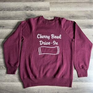VTG Cherry Bowl Drive-In Theatre Sweatshirt‎ Fits Medium 1980s Northern Michigan